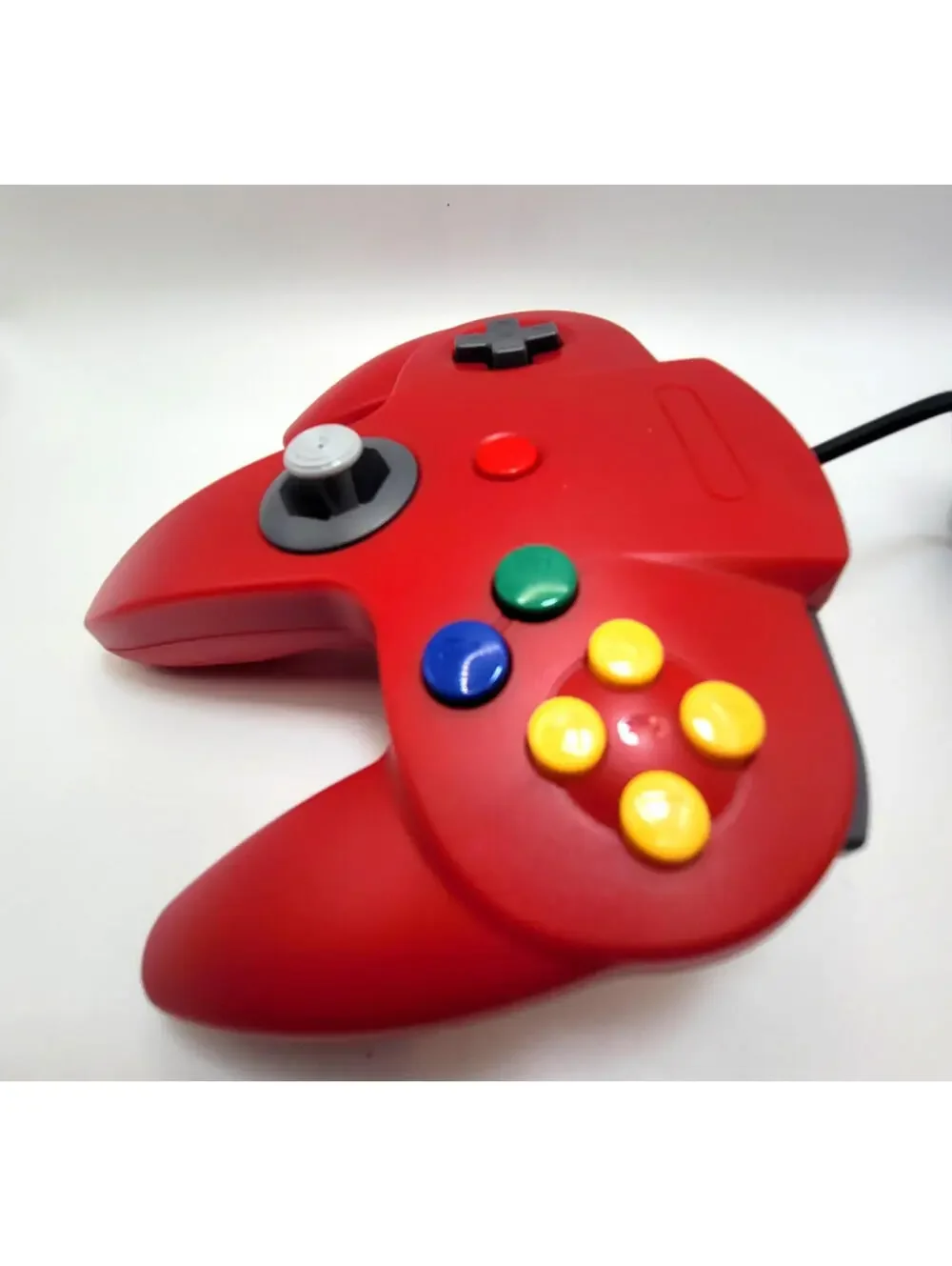 Nintendo 64 Wired Controller for N64 - TeknoGame® - Red - NEW IN BOX!